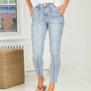 Universal Thread High Rise Skinny Front Seam Jeans Medium Blue Size 10/30R NEW